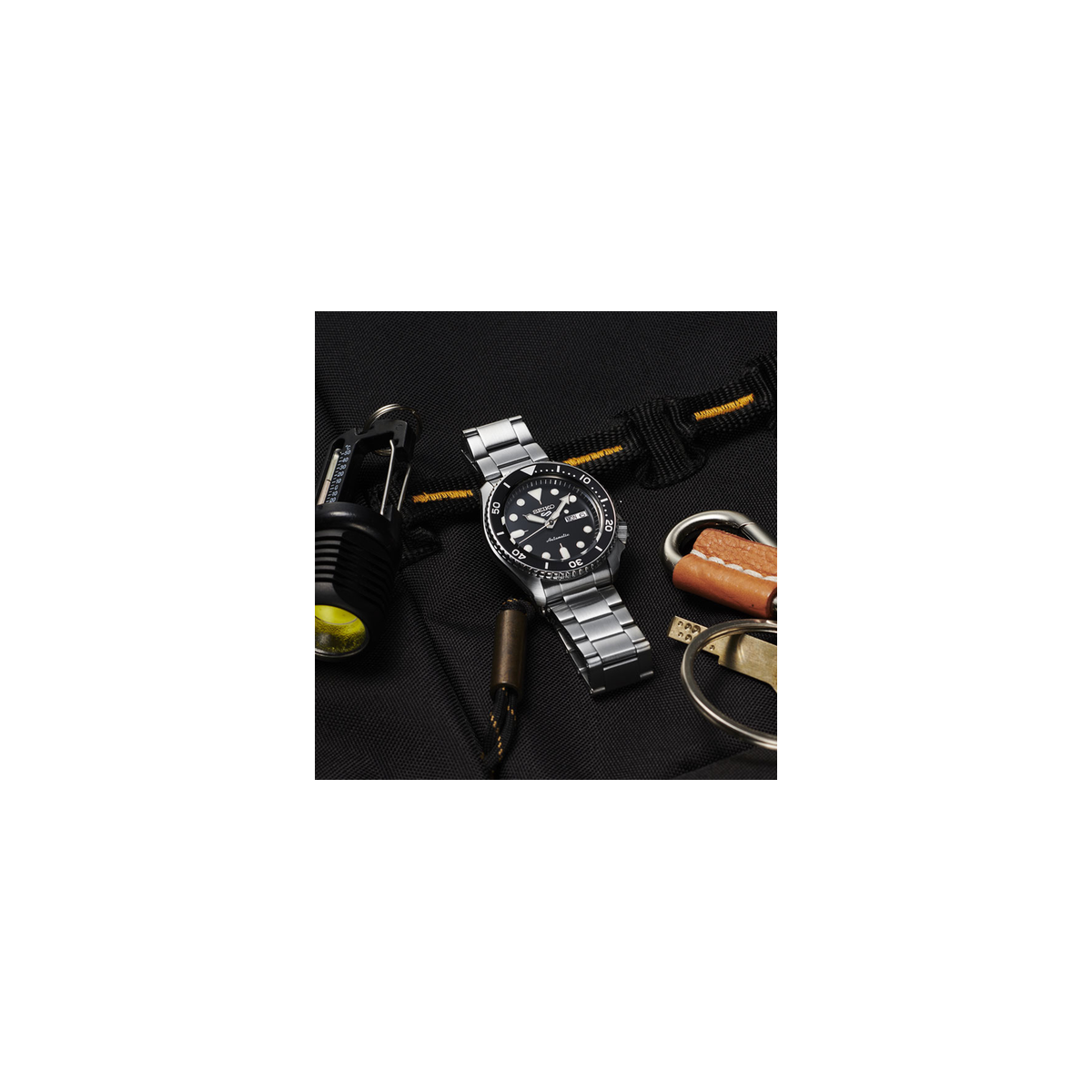 Reloj Seiko 5 Automatic esfera negra