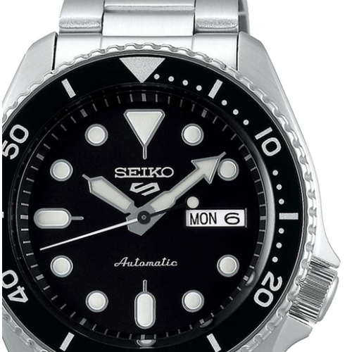 Reloj Seiko 5 Automatic esfera negra