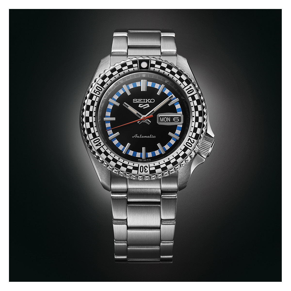 Reloj Seiko 5 Edición Especial Rally Diver azul Auto 42mm