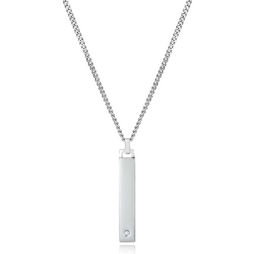 Collar Viceroy de acero con brillante Collar Viceroy de acero con brillante