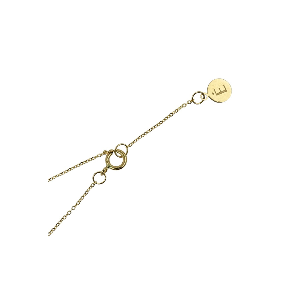 Gargantilla LeCarré oro 750 inicial M con brillantes