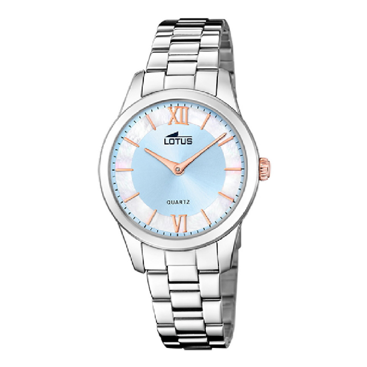 Reloj Lotus para mujer esfera azul y nácar