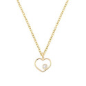 Gargantilla Ekan oro 750 con corazón y brillante