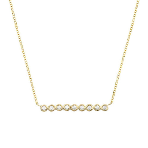 Pulsera Ekan oro 750 con brillantes