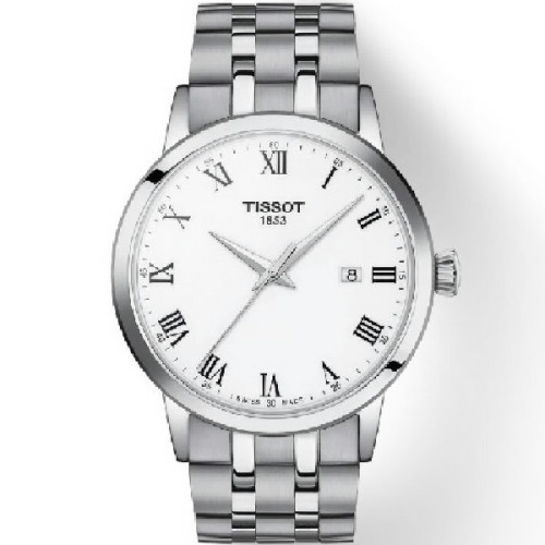 Reloj Tissot Classic Dream para hombre esfera blanca