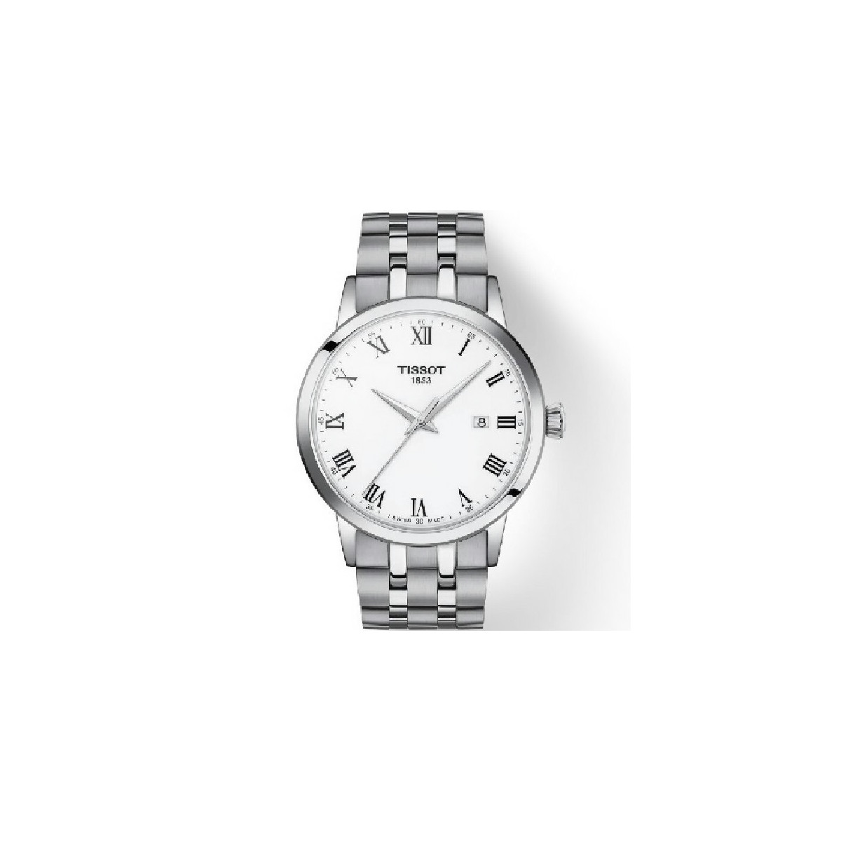 Reloj Tissot Classic Dream para hombre esfera blanca