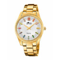 Reloj Lotus para mujer dorado con esfera gris