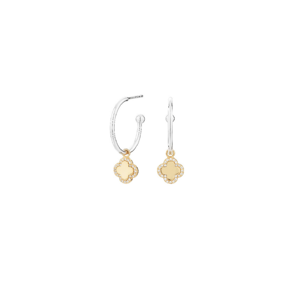 Pendientes Itemporality Cube plata 925