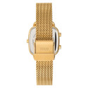 Reloj Tous digital con brazalete de acero IP dorado D-Logo Mini