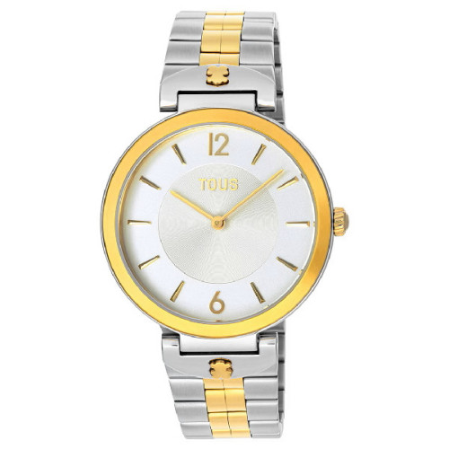 Reloj Tous analógico con brazalete de acero y acero IPG dorado S-Band