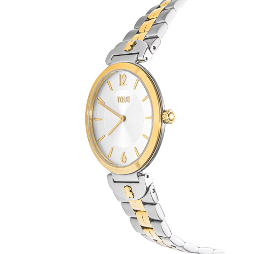 Reloj Tous analógico con brazalete de acero y acero IPG dorado S-Band