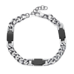 Pulsera Viceroy Fashion de acero e IP negro
