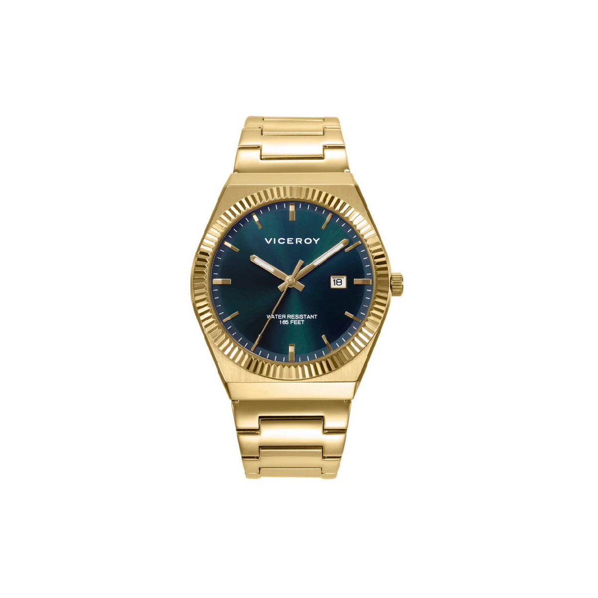 Reloj Viceroy Dress acero IP dorado y esfera verde para hombre