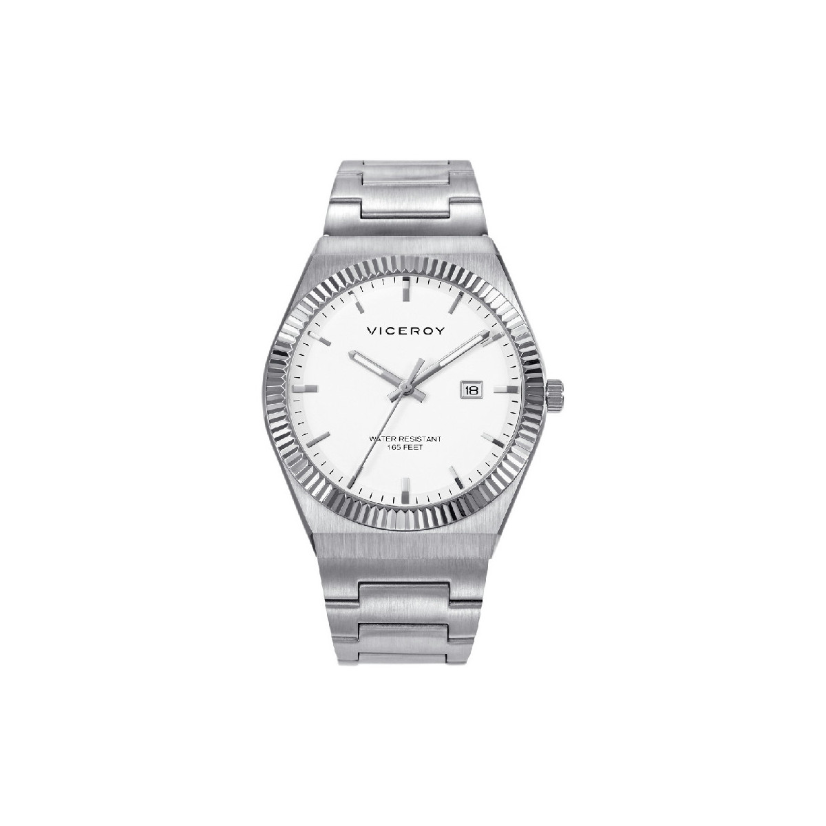 Reloj Viceroy Dress acero y esfera blanca para hombre