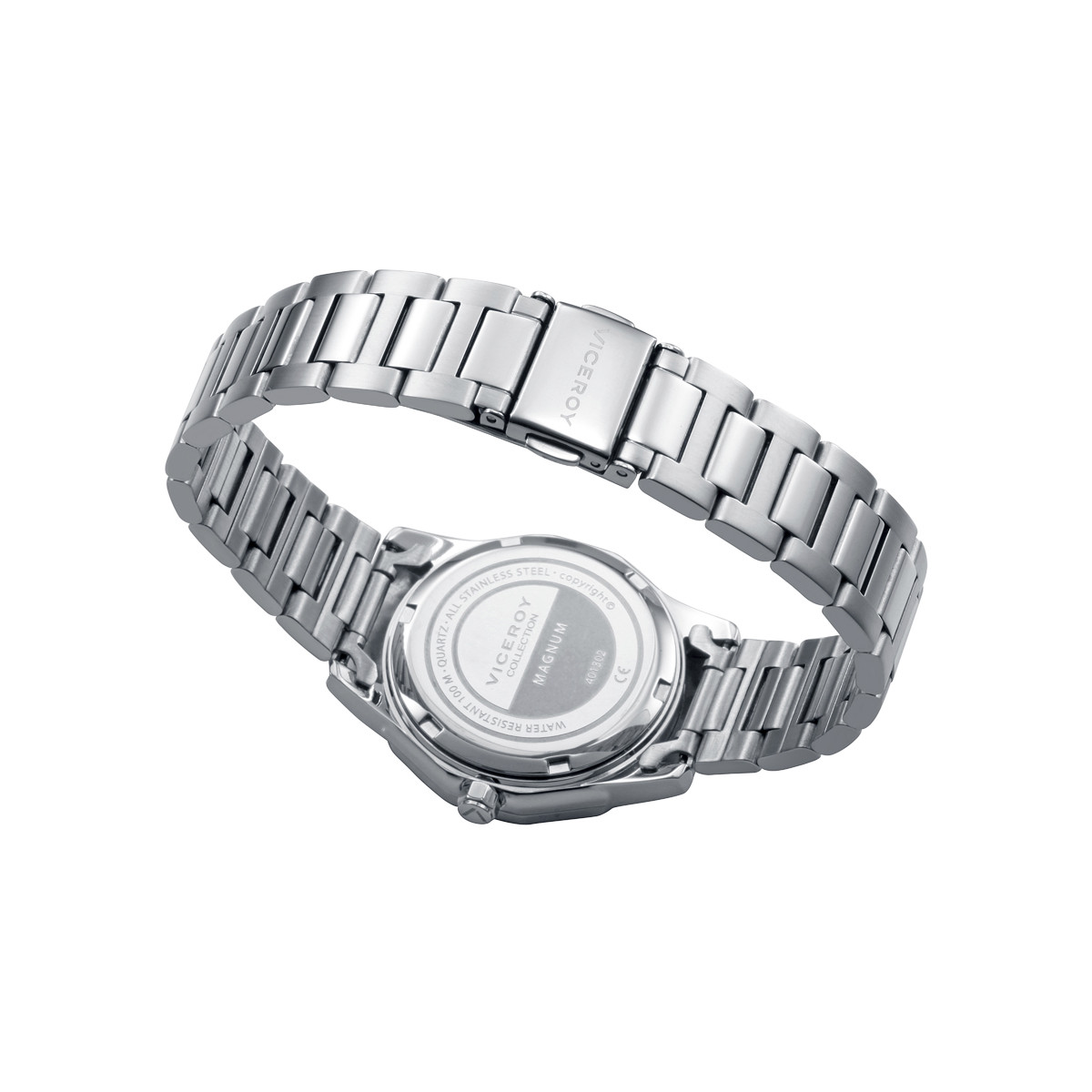 Reloj Viceroy Magnum acero y esfera azul cielo para mujer