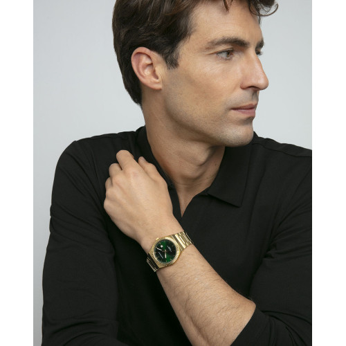 Reloj Viceroy Dress acero IP dorado y esfera verde para hombre