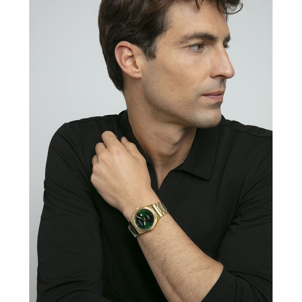 Reloj Viceroy Dress acero IP dorado y esfera verde para hombre