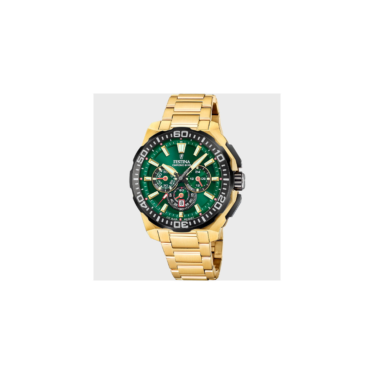 Reloj Festina Bike crono dorado para hombre