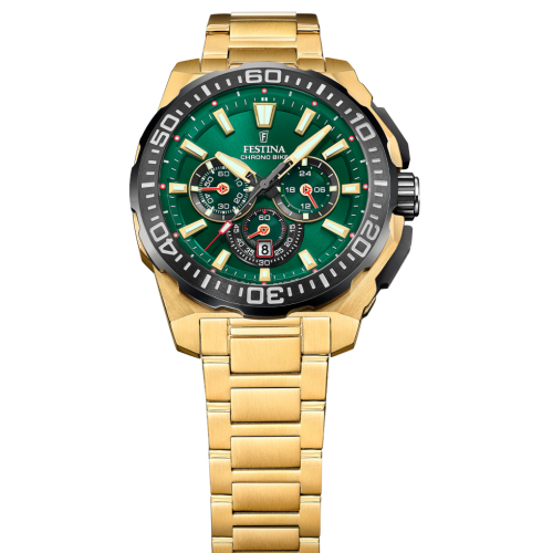 Reloj Festina Bike crono dorado para hombre