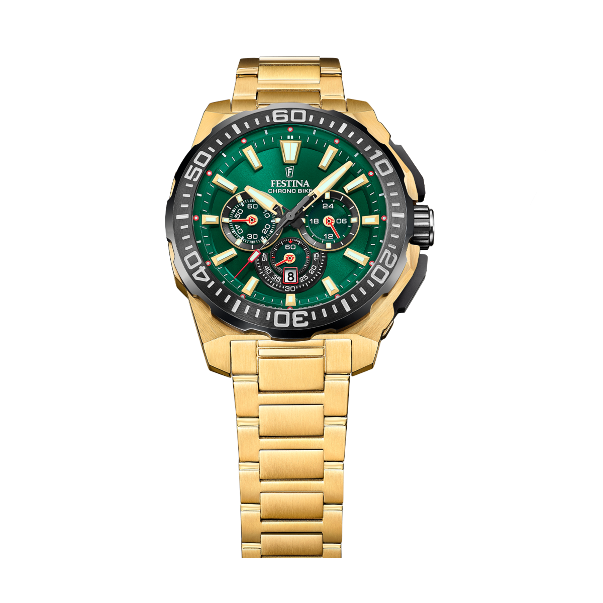 Reloj Festina Bike crono dorado para hombre