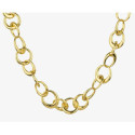 Collar Radiant acero IP dorado Blair