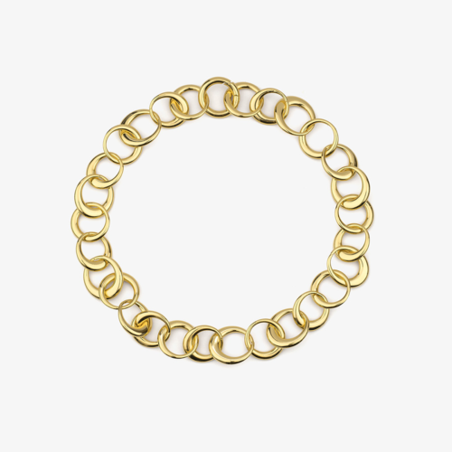 Collar Radiant acero IP dorado Blair