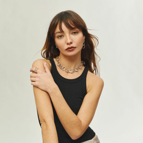 Collar Radiant acero Blair