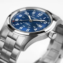 Reloj Hamilton Khaki Auto 42mm brazalete de acero y esfera azul
