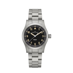 Reloj Hamilton Khaki Field Quartz 38mm esfera negra