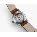 Reloj Hamilton Khaki Auto 38mm correa marrón y esfera verde