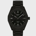 Reloj Tissot PRC 100 Solar Quartz 39mm para hombre y mujer IP negro