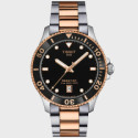 Reloj Tissot Seastar 1000 Quartz 40mm para hombre esfera negra