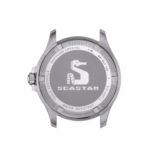 Reloj Tissot Seastar 1000 Quartz 40mm para hombre esfera negra
