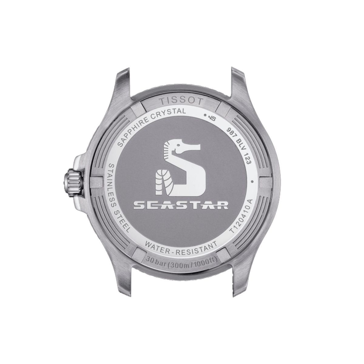 Reloj Tissot Seastar 1000 Quartz 40mm para hombre esfera negra