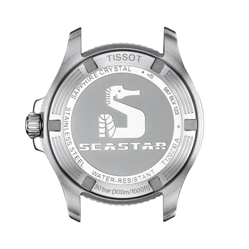 Reloj Tissot Seastar 1000 Quartz 36mm para mujer esfera de nácar