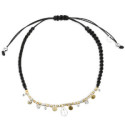 Pulsera Luxenter Erlah plata 925 dorado macramé