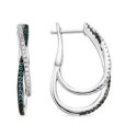 Pendientes Luxenter Atyra plata 925 circonitas london blue