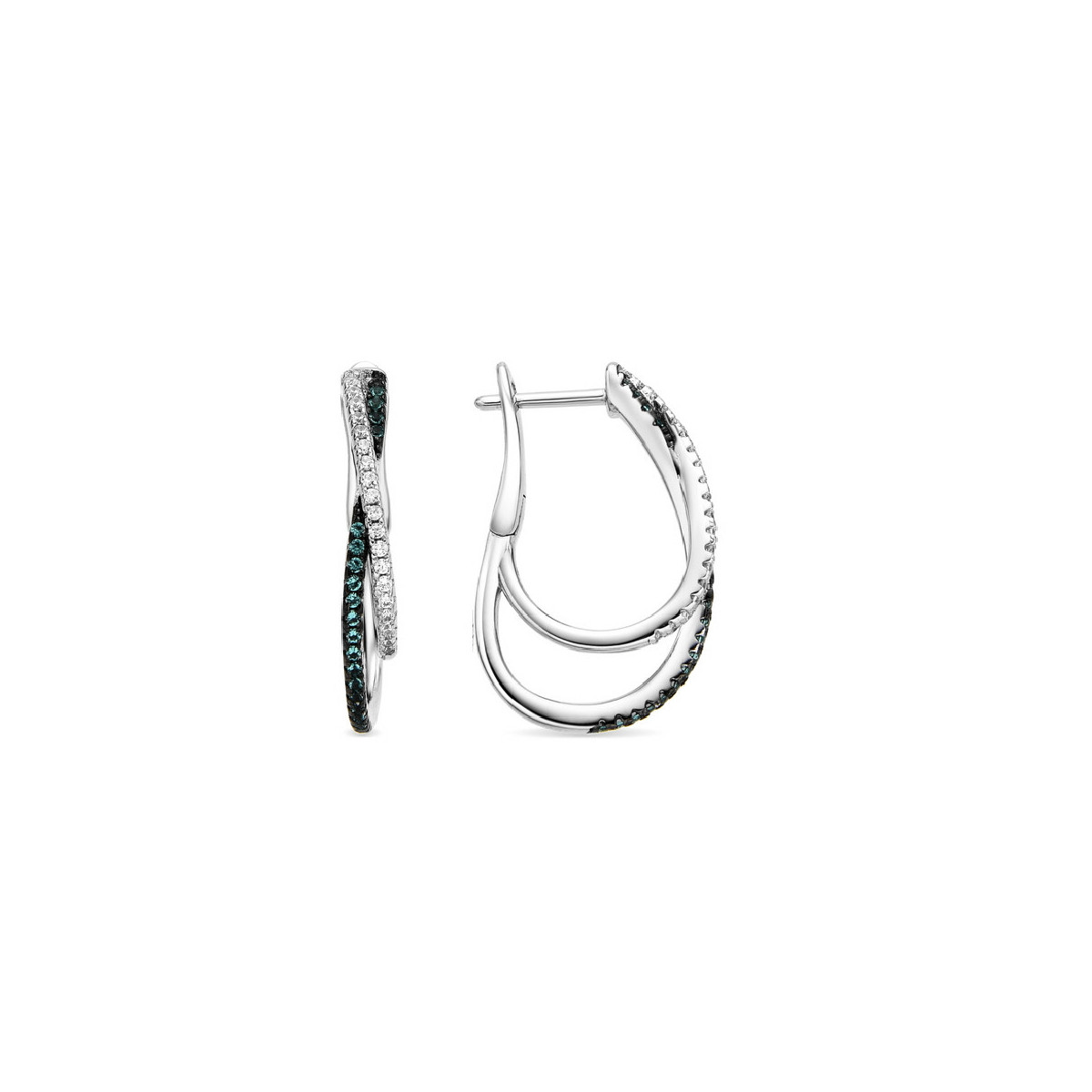 Pendientes Luxenter Atyra plata 925 circonitas london blue