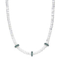 Collar Luxenter Fyro plata 925 y cuentas de nácar.