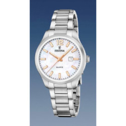 Reloj Festina Clásico para mujer esfera nácar de 34mm