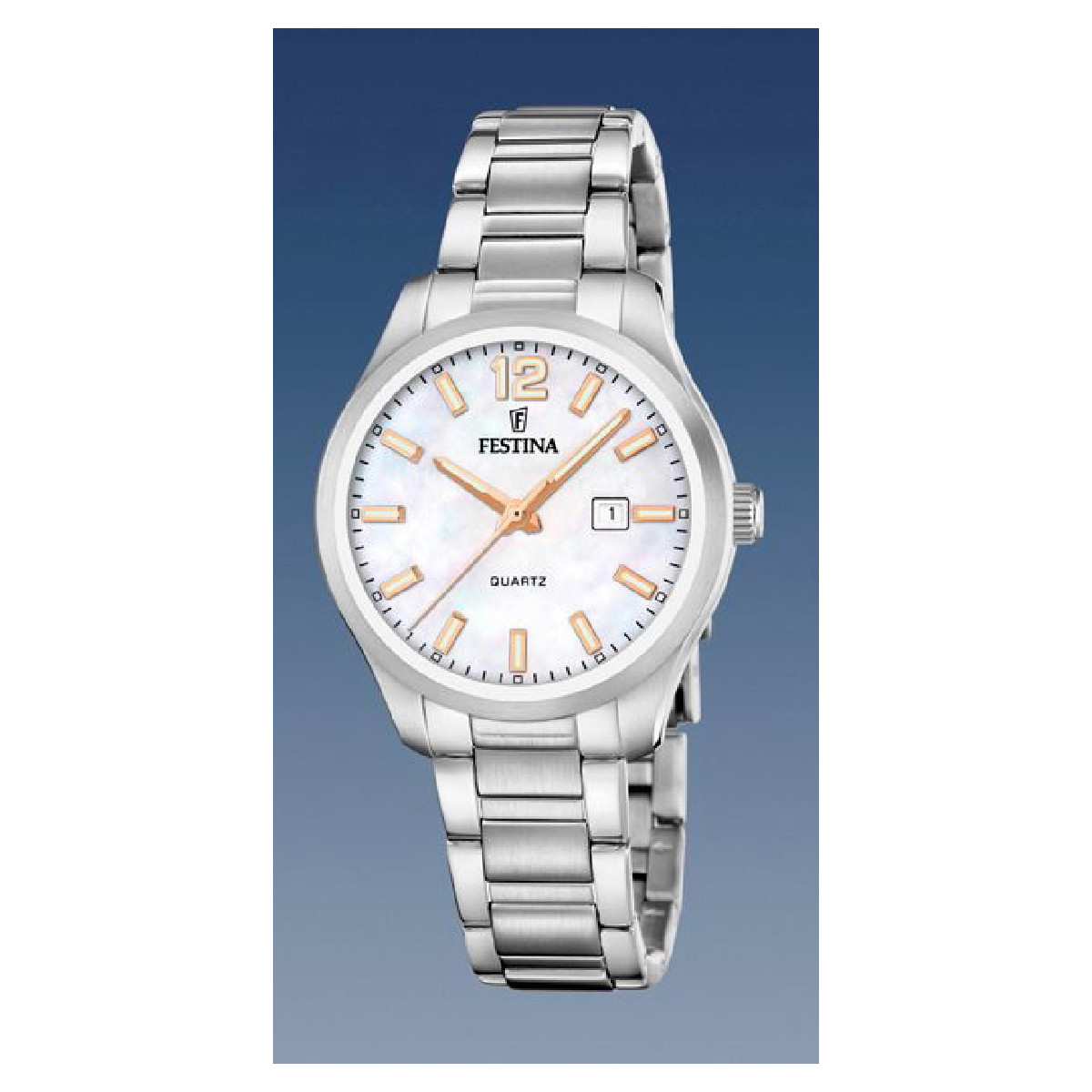 Reloj Festina Clásico para mujer esfera nácar de 34mm