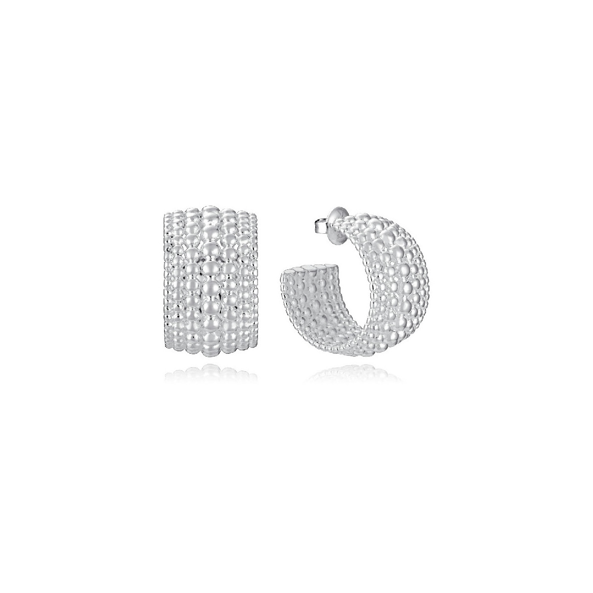 Pendientes Viceroy Fashion Laura Escanes acero plateado 13mm