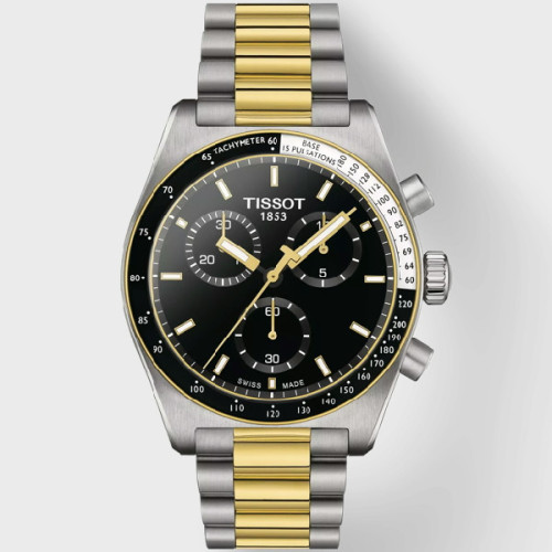 Reloj Tissot PR516 Quartz Chronograph 40mm bicolor para hombre