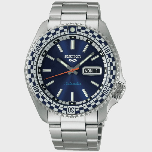 Reloj Seiko 5 Edición Especial Rally Diver negro Auto 42mm