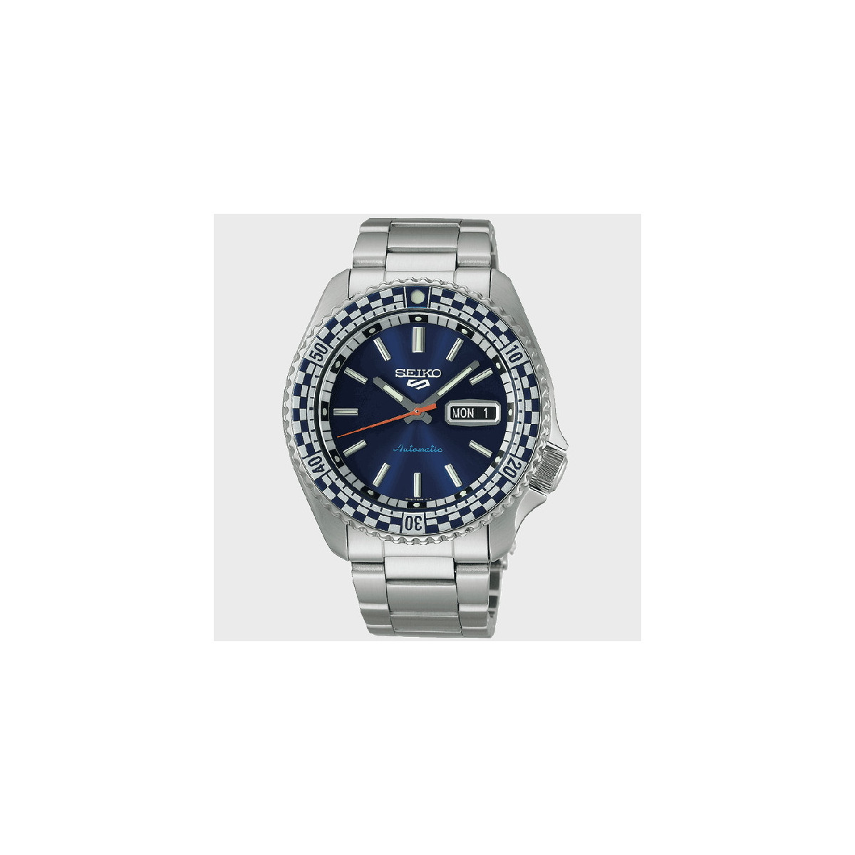 Reloj Seiko 5 Edición Especial Rally Diver negro Auto 42mm