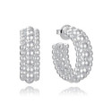 Pendientes Viceroy Fashion Laura Escanes acero plateado aretes 8mm