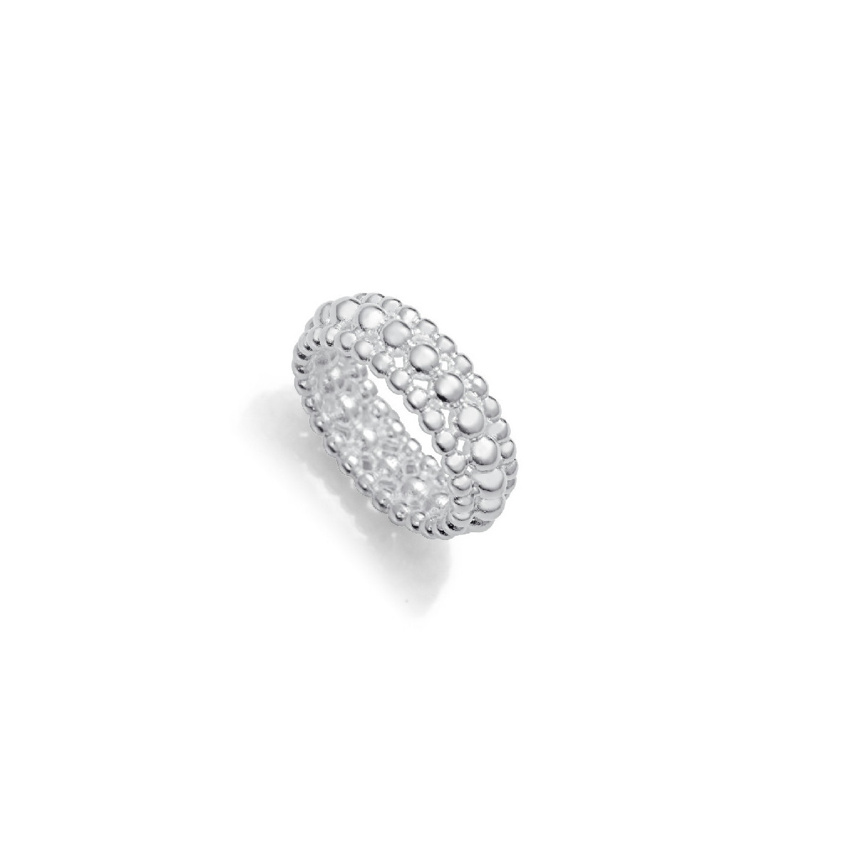 Anillo Viceroy Fashion Laura Escanes acero plateado 8mm talla 14