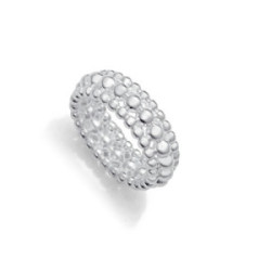 Anillo Viceroy Fashion Laura Escanes acero plateado 8mm talla 16