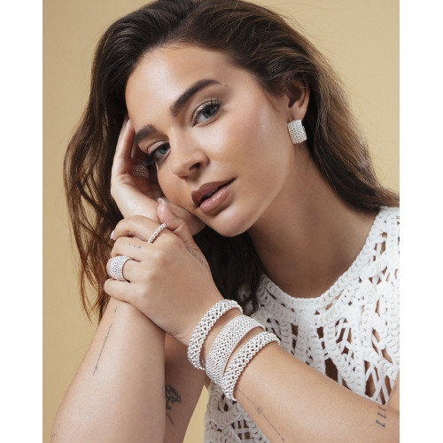 Anillo Viceroy Fashion Laura Escanes acero plateado 4mm talla 16