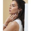Anillo Viceroy Fashion Laura Escanes acero plateado 8mm talla 16